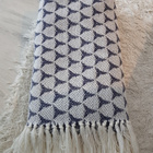 Hemtex sini-valkoinen Torkkupeitto / Torkkupeite puuvillaa - pikkukuva 5