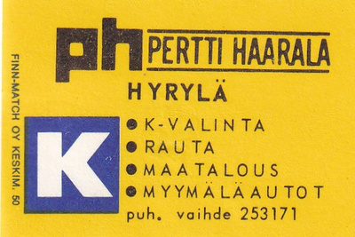 Hyrylä. Pertti Haarala   b584