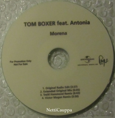 Tom Boxer Feat. Antonia • Morena PROMO CDr-Single