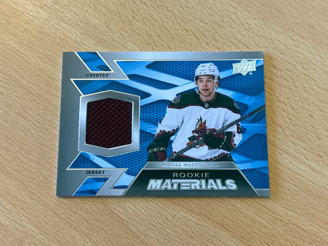 2022-23 Upper Deck Matias Maccelli Rookie Materials #RM-MM