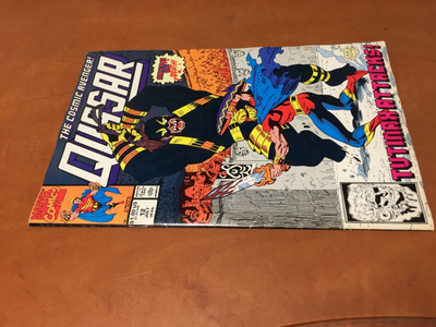 MARVEL QUASAR 12/1990 HYVÄ