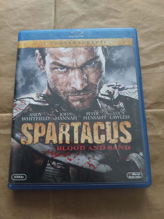 Spartacus 1. tuotantokausi (Bluray) (4 levyä)