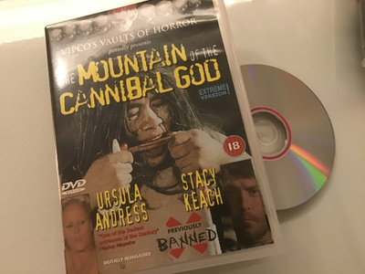 Mountain of the cannibal god DVD double sided