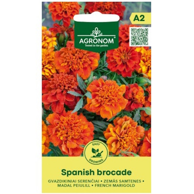 Samettikukka "Spanish Brocade" - siemenet #