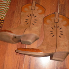 Cowboy Bootsit koko 40, ruskea mokkanahka/nahkakuviointi - pikkukuva 3