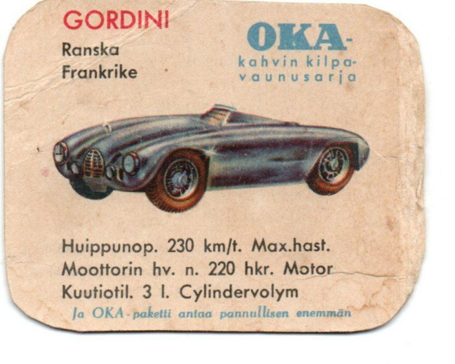 Kahvilappu OKA GORDINI