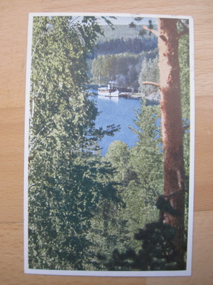 VANHA Postikortti Saimaa 1943