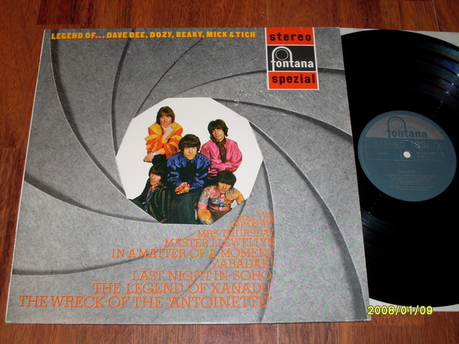 DAVE DEE,DOZY,BEAKY,MICK & TICH  Legend Of - LP 1969 beat EX