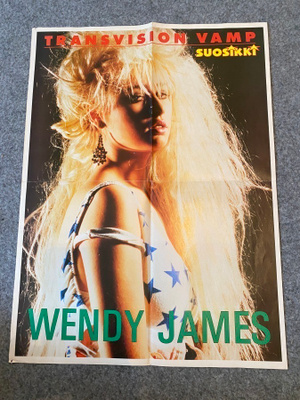 Transvision Vamp Wendy James juliste