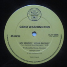 Geno Washington:My Money,Your Money  12" single  1979 - pikkukuva 3