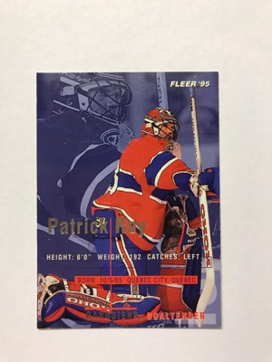 1994-95 Fleer Patrick Roy #107