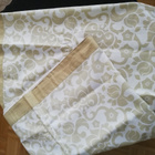 CASA paneeliverhosetti 2X45X220cm, beige-valkoiset,UUSI - pikkukuva 3