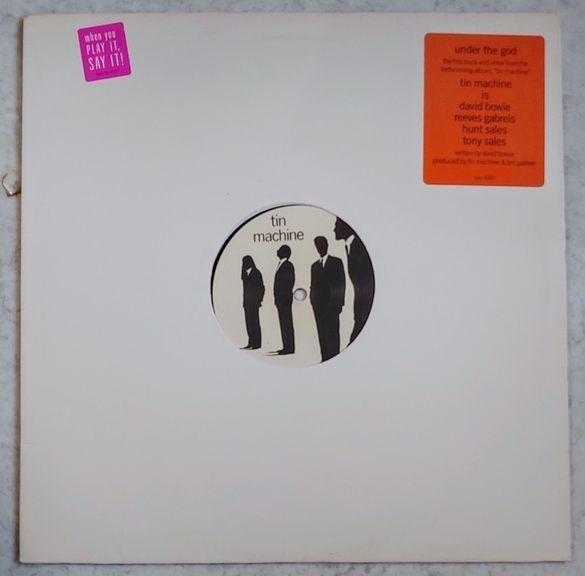 TIN MACHINE: Under The God – 1989 US PROMO 12”-  David Bowie