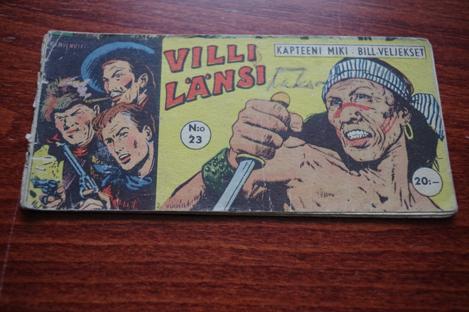 Villi länsi, Kapteeni Miki 23 /1955