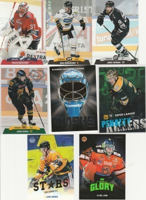 2017/18 Cardset series 1 ja 2 perus ja erikoiskortit