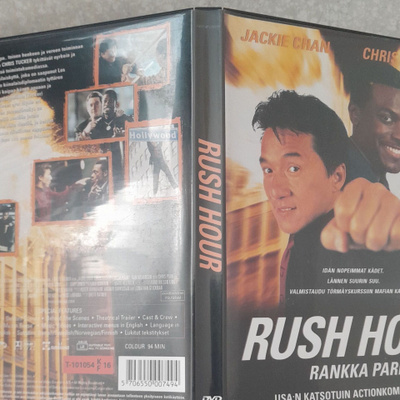 Rush hour,rankka pari dvd,jackie chan