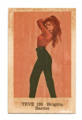 Purkkakuva TEVE n:o 120 BRIGITTE BARDOT
