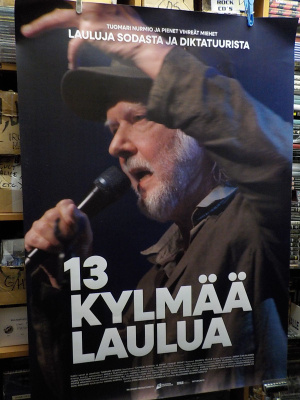 TUOMARI NURMIO 13 KYLMÄÄ LAULUA PROMO POSTERI