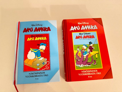 Aku Ankka näköispainos 1965 Osat 1 ja 2