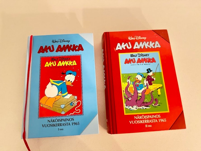 Aku Ankka näköispainos 1965 Osat 1 ja 2