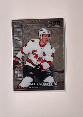 2022-23 OPC Platinum Galvanized #G-7 Sebastian Aho
