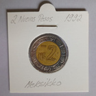 Meksikko 2 Nuevos Pesos v.1992 KM#551 - pikkukuva 1