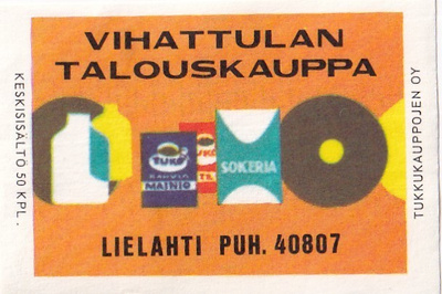 Tampere, Lielahti, Vihattulan Talouskauppa   .b479