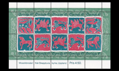 Ruotsi 876-85BL6 ** Joulu (1974)