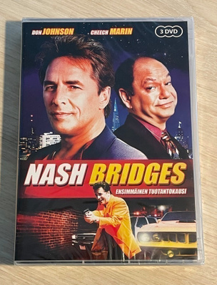 Nash Bridges: Kausi 1 (1996) Don Johnson (3DVD) *UUSI*