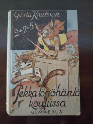 Pekka töpöhäntä koulussa Gummerus 1. painos 1946