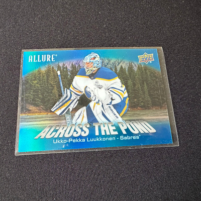 Upper Deck Allure Across the pond Blue Ukko-Pekka Luukkonen