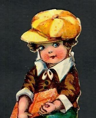 Wanha - Pieni poika ja paketti - 1900-l alku