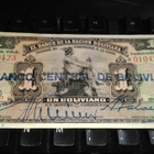 Bolivia 1 boliviano 1911-1929 P112 sn423 UNC - pikkukuva 1