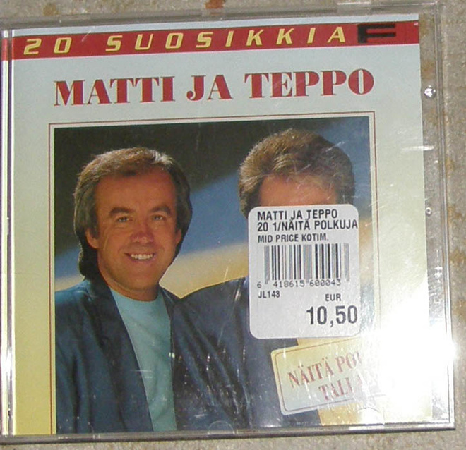 Matti ja Teppo - 20 suosikkia - Näitä polkuja tallaan - CD