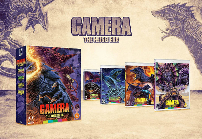 Gamera - The Heisei Era (1995-1999) Arrow (4 x Blu-ray) UUSI