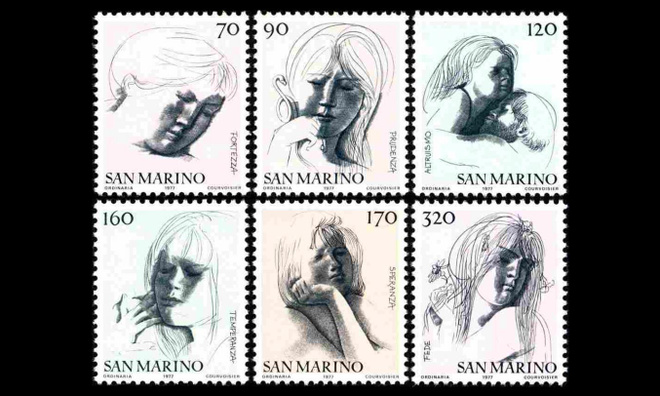 San Marino 1133-8 ** Kansalaishyveet (1977)