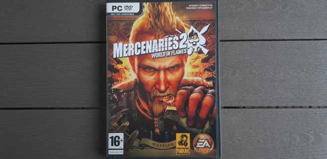 PC DVD: Mercenaries 2: World In Flames peli (2008)