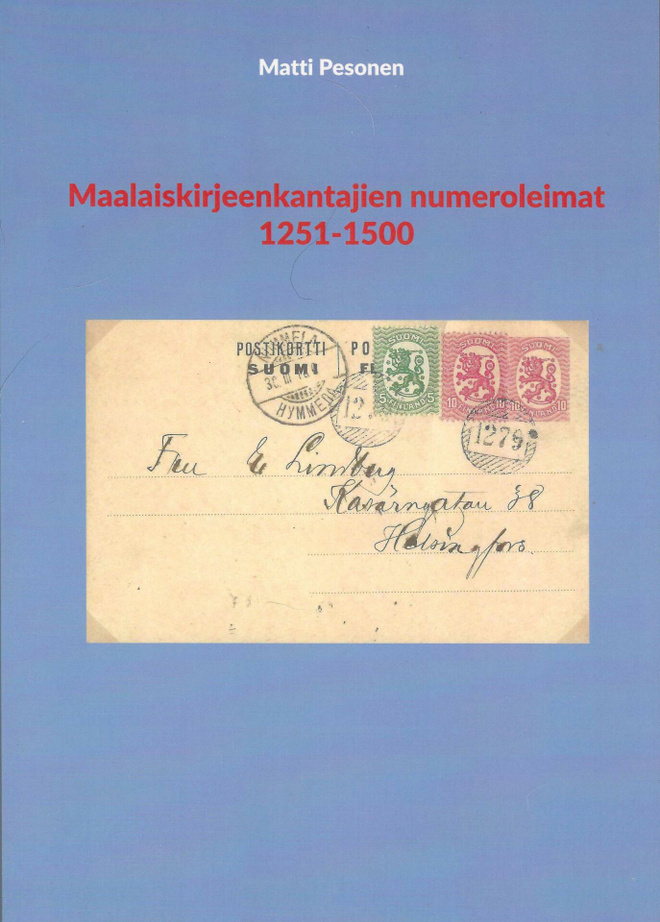 Maalaiskirjeenkantajien numeroleimat 1251 - 1500