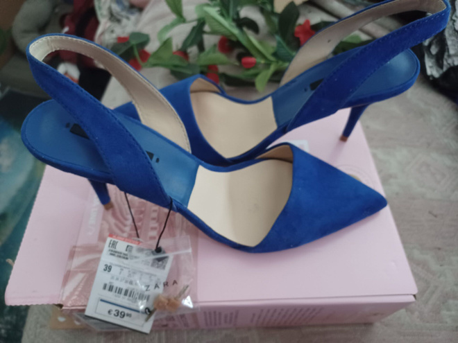 Zara siniset sandaalit