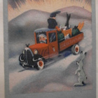 Joulupukki ja tonttu kuorma-automatkalla, p. 1942 - pikkukuva 1