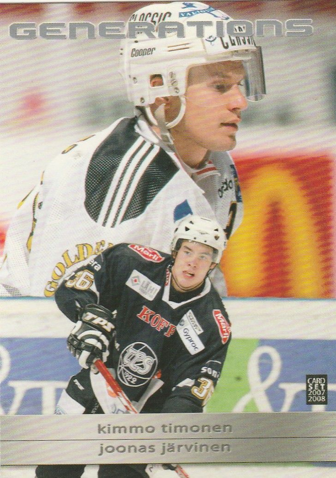 2007/08 Cardset Generations Timonen/Järvinen , TPS / 100
