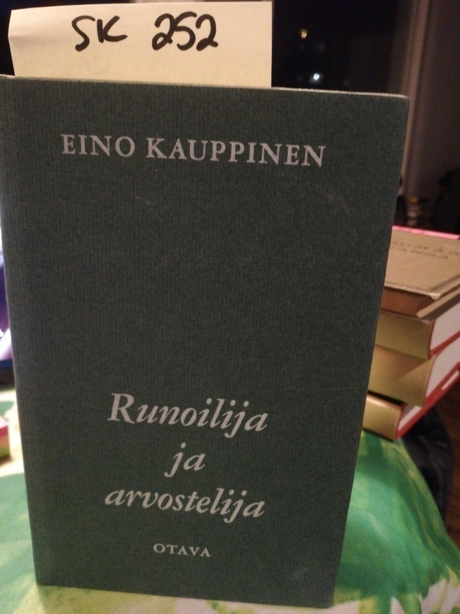 Eino Kauppinen - Runoilija ja arvostelija