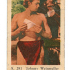 Purkkakuva A n:o 281 JOHNNY WEISMULLER Purukumikuva - pikkukuva 1