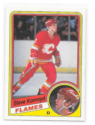 1984-85 OPC #226 Steve Konroyd Calgary Flames
