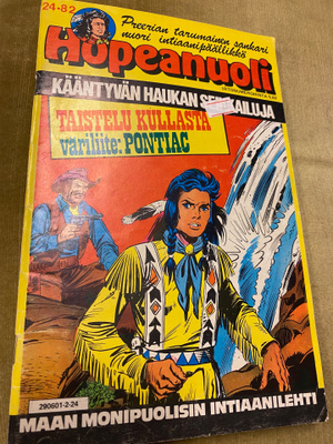 Hopeanuoli 24/1982 Väriliite mukana