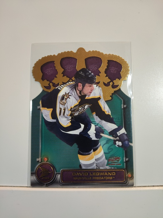 2000-01 Pacific Prism Gold Crown Die Cuts #3 David Legwand