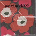 lautasliina ** Marimekko Unikko tai Lumimarja - erilaisia - pikkukuva 3