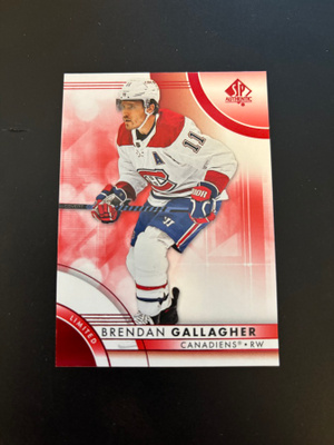 2023-24 SP Authentic Limited Red #55 Brendan Gallagher