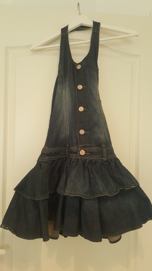 Uusi Pomp de lux farkku mekko koko 146 / 152cm