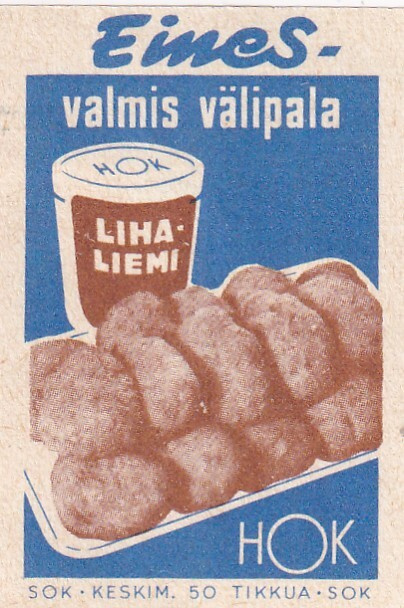 Eines - valmis välipala. Lihaliemi. HOK, . s54